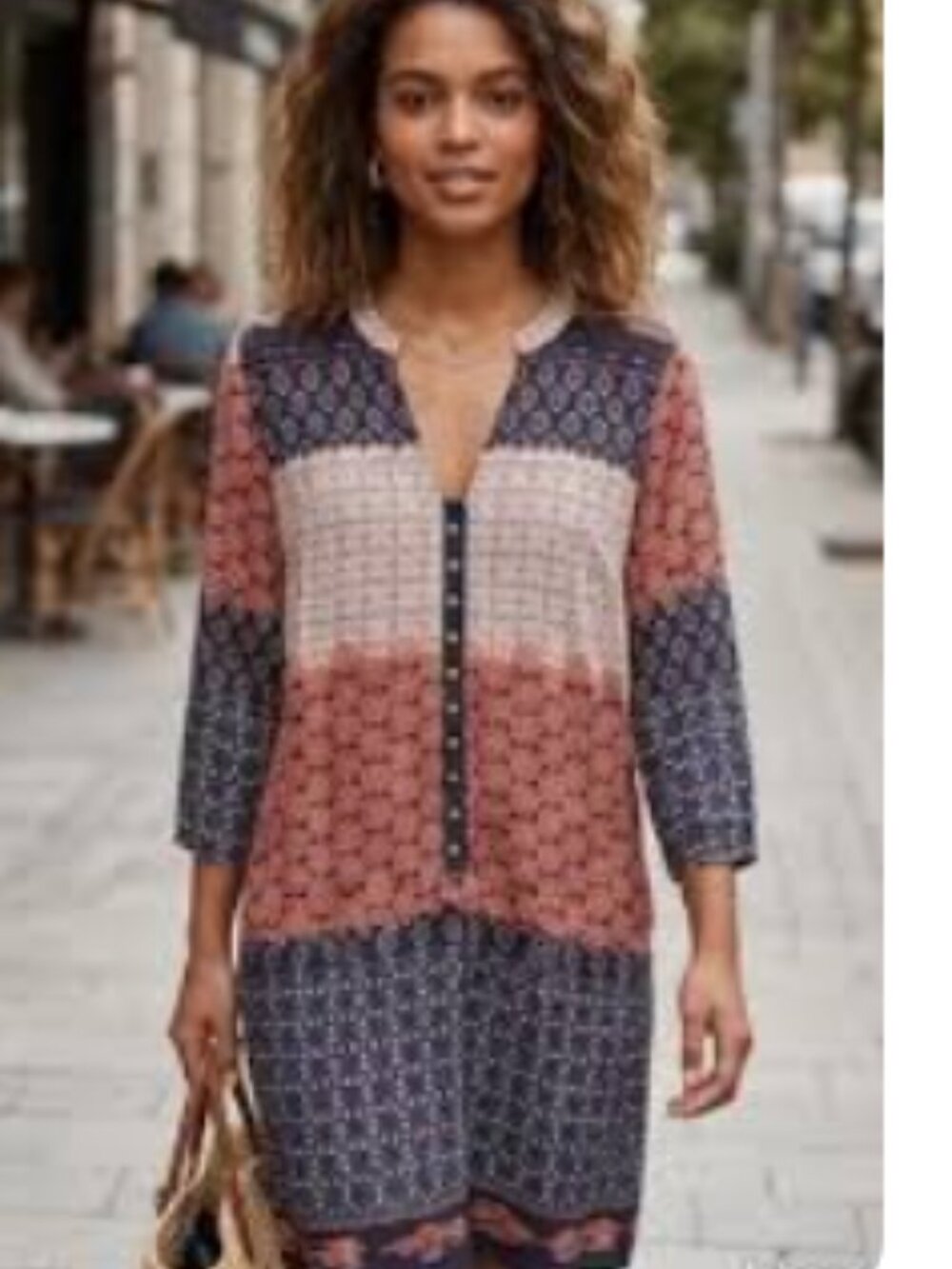 Zara Basic Mini Tunic Dress/Top, size M